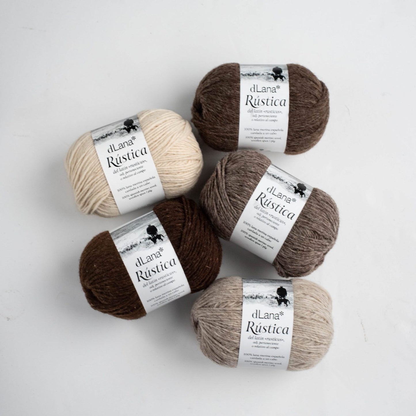 Rustic Wool Yarn - Naturals