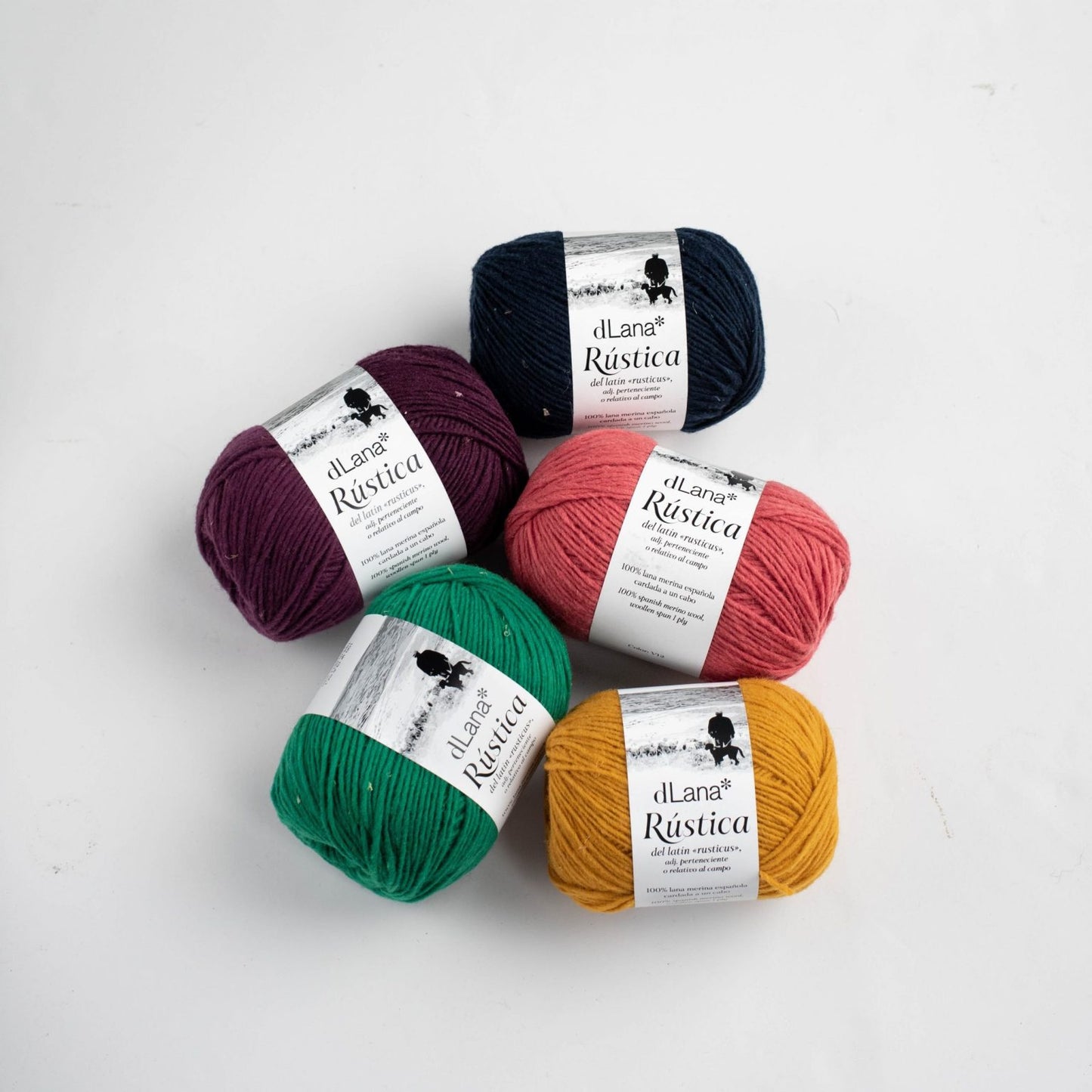 Rustic Wool Yarn - Darks