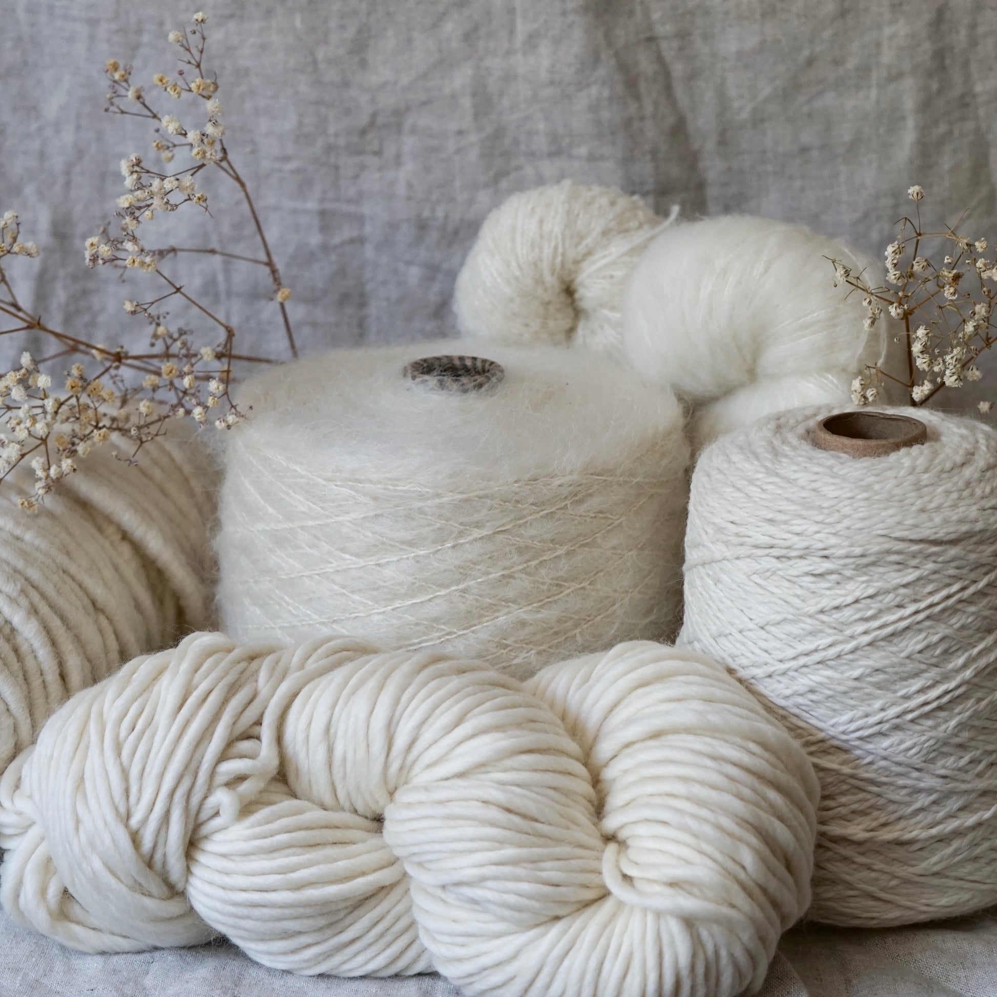 Brushed Mohair Yarn - The Unusual Pear
